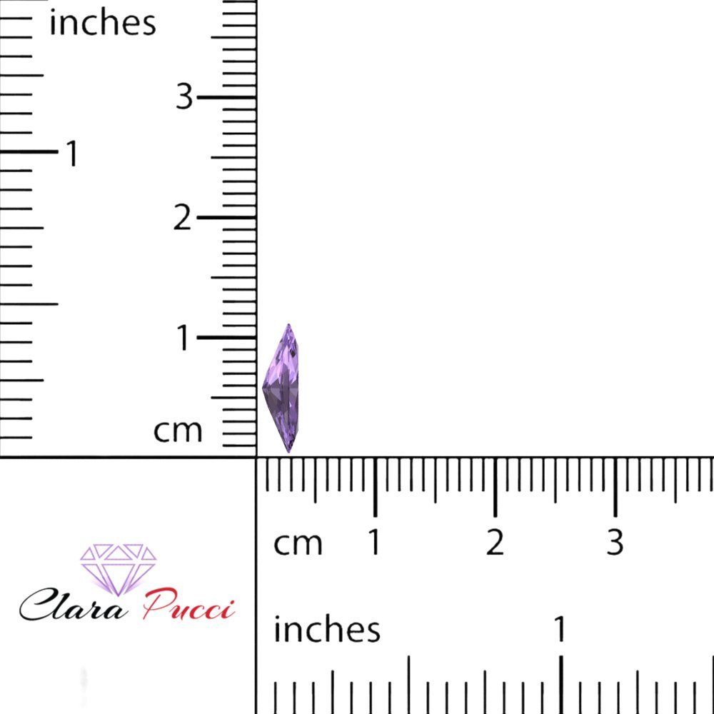 0.5 to 2.5 ct Marquise Cut Simulated Purple Alexandrite February Birthstone