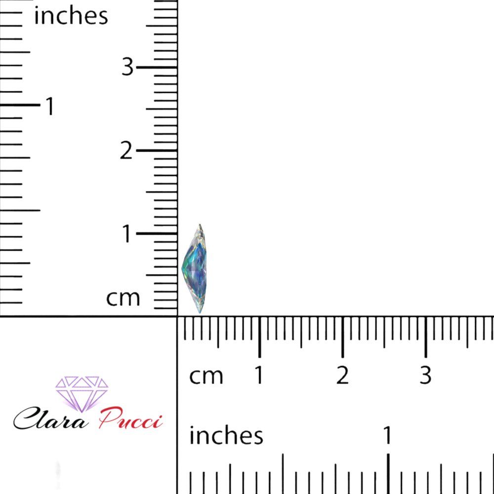 0.5 to 2.5 ct Marquise Cut Synthetic Blue moissanite September Birthstone