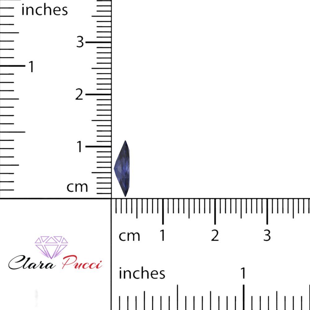 0.5 to 2.5 ct Marquise Cut Simulated Blue sapphire September Birthstone