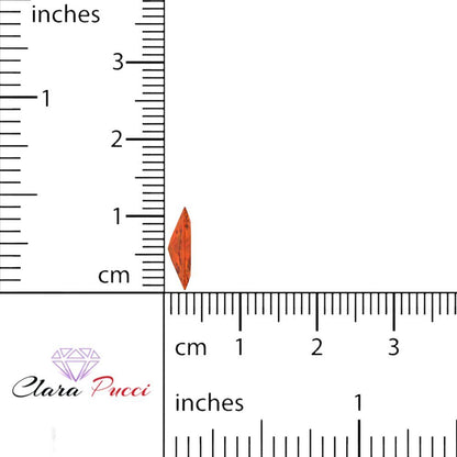 0.5 to 2.5 ct Marquise Cut Simulated Red January Birthstone