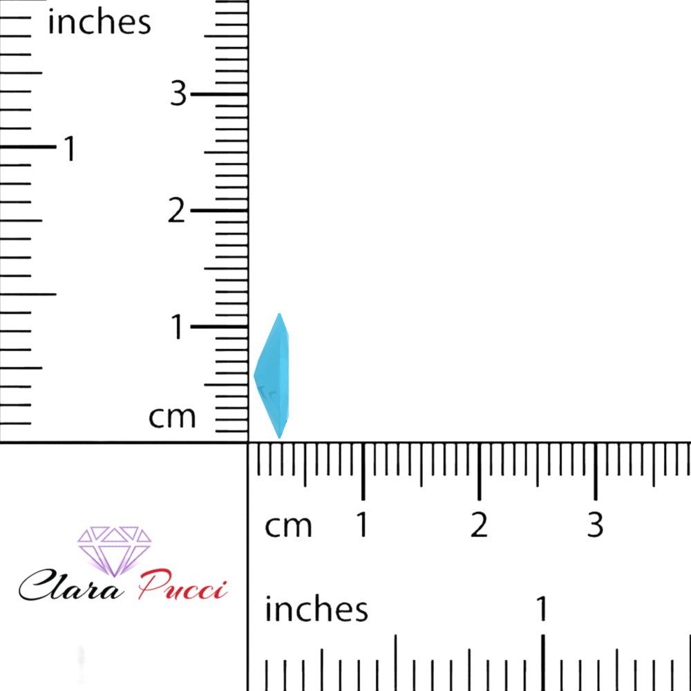 0.5 to 2.5 ct Marquise Cut Simulated Blue Turquoise December Birthstone