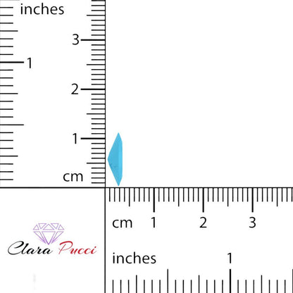 0.5 to 2.5 ct Marquise Cut Simulated Blue Turquoise December Birthstone