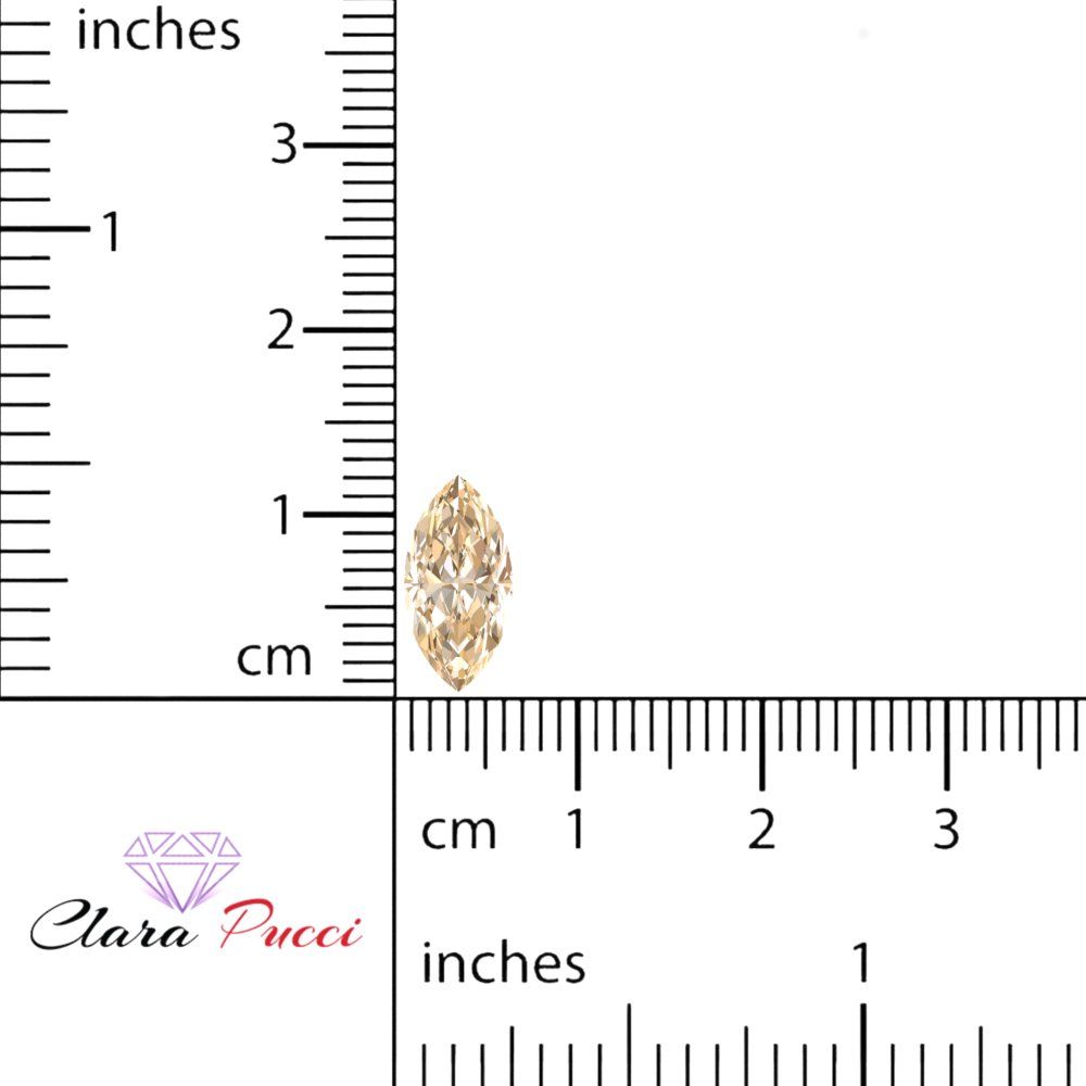 0.5 to 2.5 ct Marquise Cut Natural Brown Morganite November Birthstone