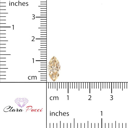 0.5 to 2.5 ct Marquise Cut Natural Brown Morganite November Birthstone