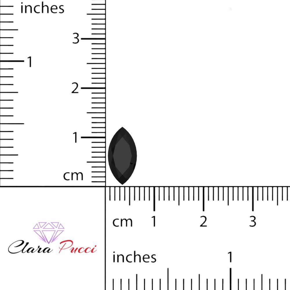 0.5 to 2.5 ct Marquise Cut Natural Black Onyx December Birthstone