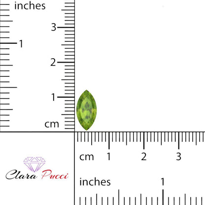0.5 to 2.5 ct Marquise Cut Natural Green Peridot August Birthstone