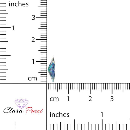 0.5 to 2.5 ct Marquise Cut Synthetic Blue moissanite September Birthstone