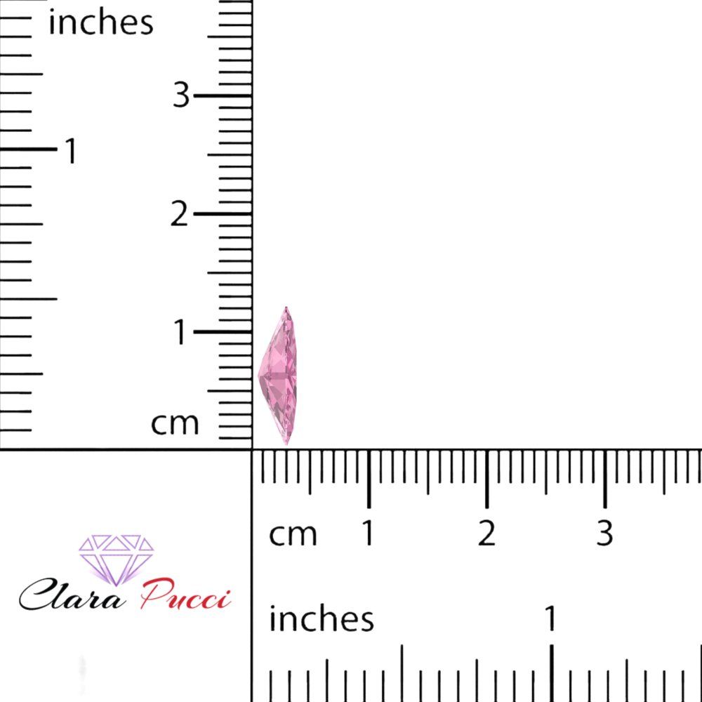 0.5 to 2.5 ct Marquise Cut Simulated Pink October Birthstone