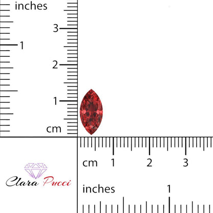 0.5 to 2.5 ct Marquise Cut Natural Red Garnet January Birthstone