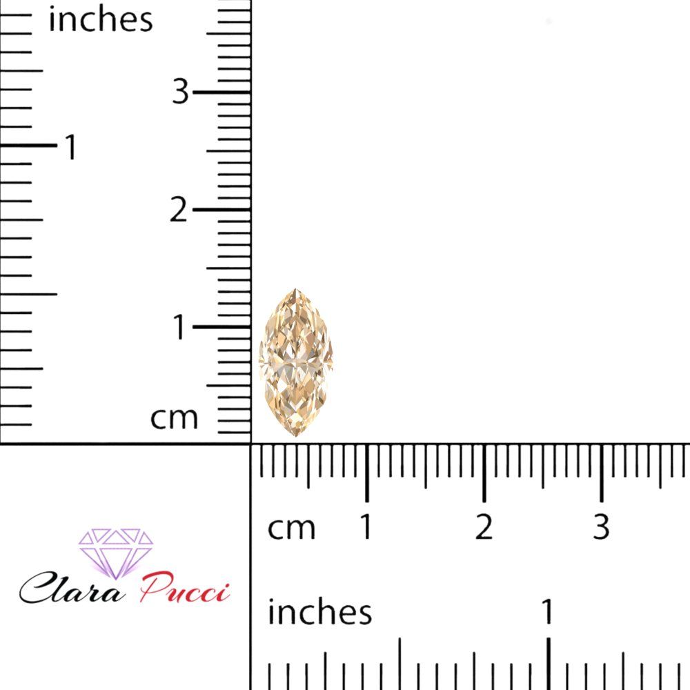 0.5 to 2.5 ct Marquise Cut Natural Brown Morganite November Birthstone