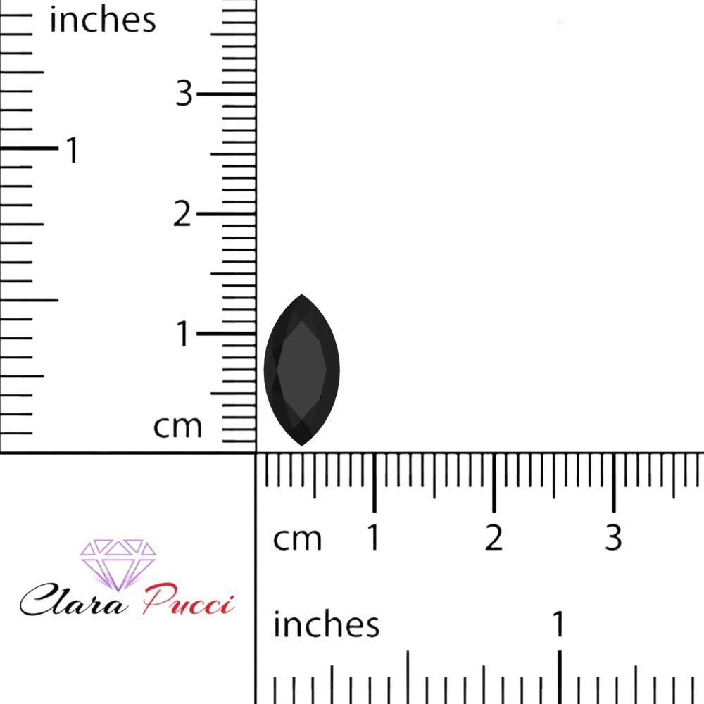 0.5 to 2.5 ct Marquise Cut Natural Black Onyx December Birthstone