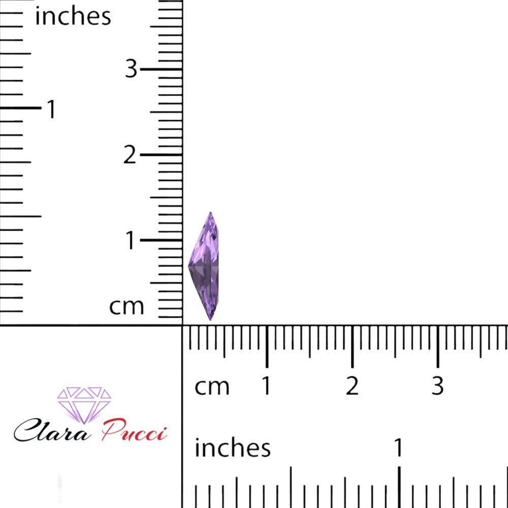 0.5 to 2.5 ct Marquise Cut Simulated Purple Alexandrite February Birthstone