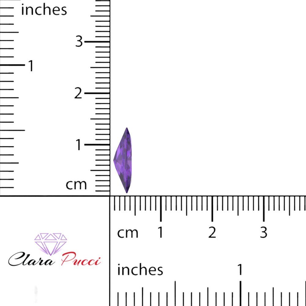 0.5 to 2.5 ct Marquise Cut Natural Purple Amethyst February Birthstone