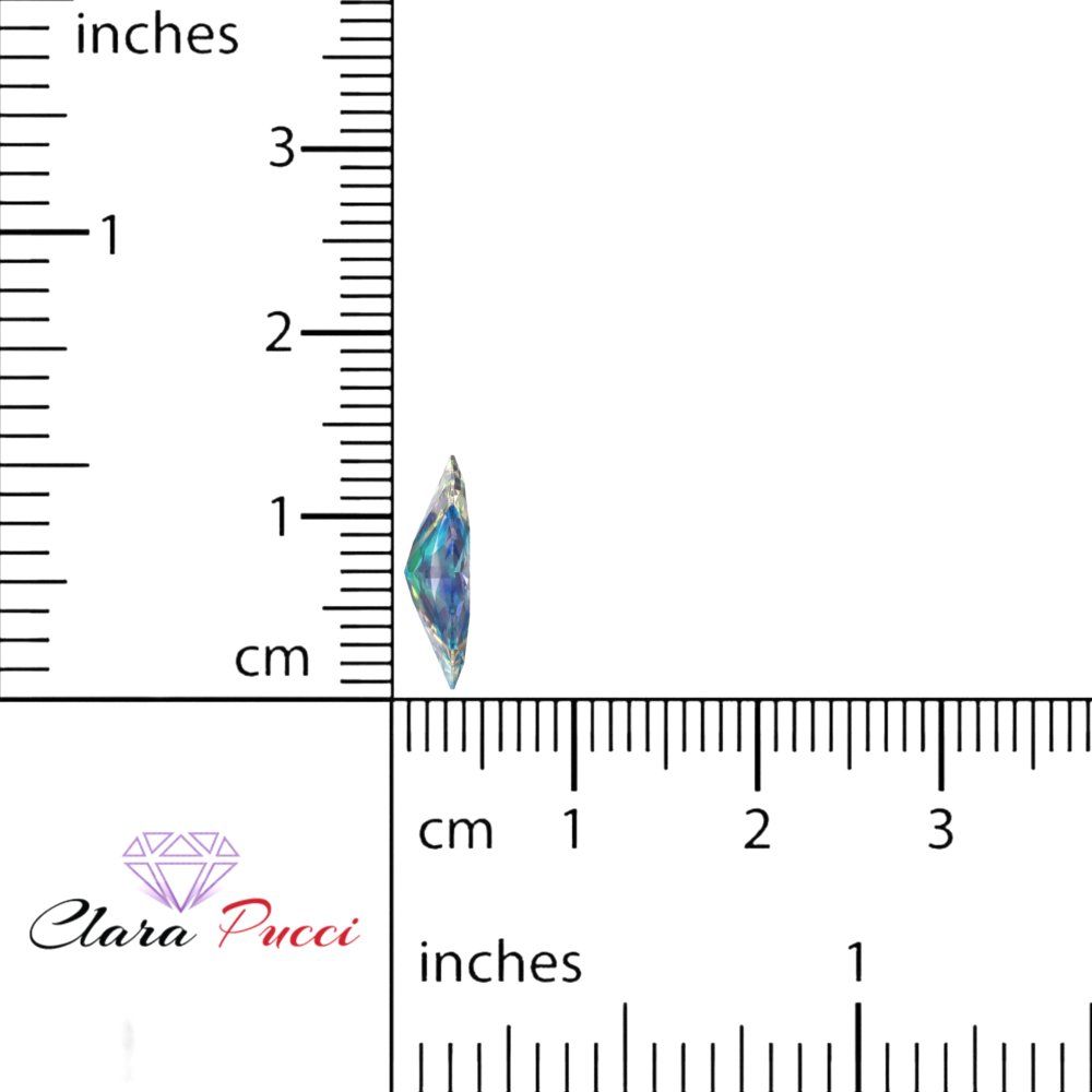 0.5 to 2.5 ct Marquise Cut Synthetic Blue moissanite September Birthstone