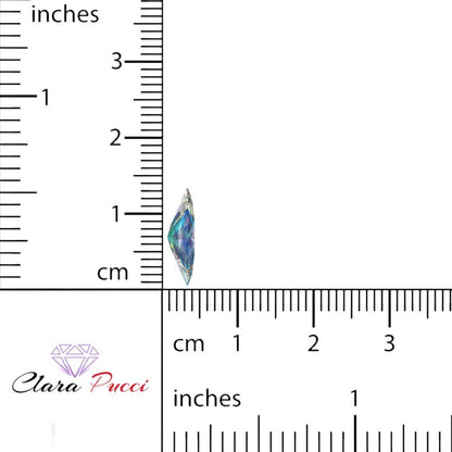 0.5 to 2.5 ct Marquise Cut Synthetic Blue moissanite September Birthstone