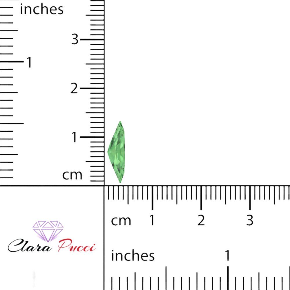 0.5 to 2.5 ct Marquise Cut Simulated Light Green August Birthstone