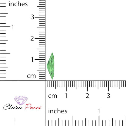 0.5 to 2.5 ct Marquise Cut Simulated Light Green August Birthstone