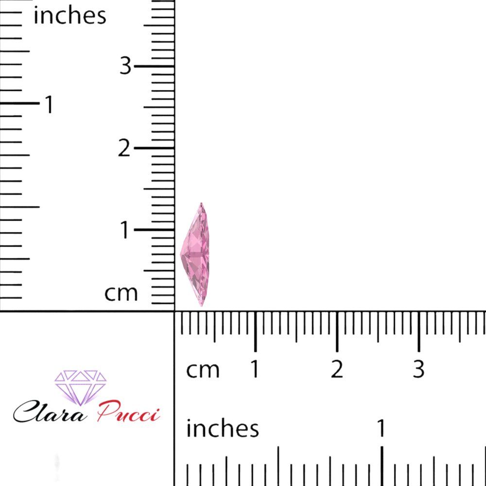 0.5 to 2.5 ct Marquise Cut Simulated Pink October Birthstone