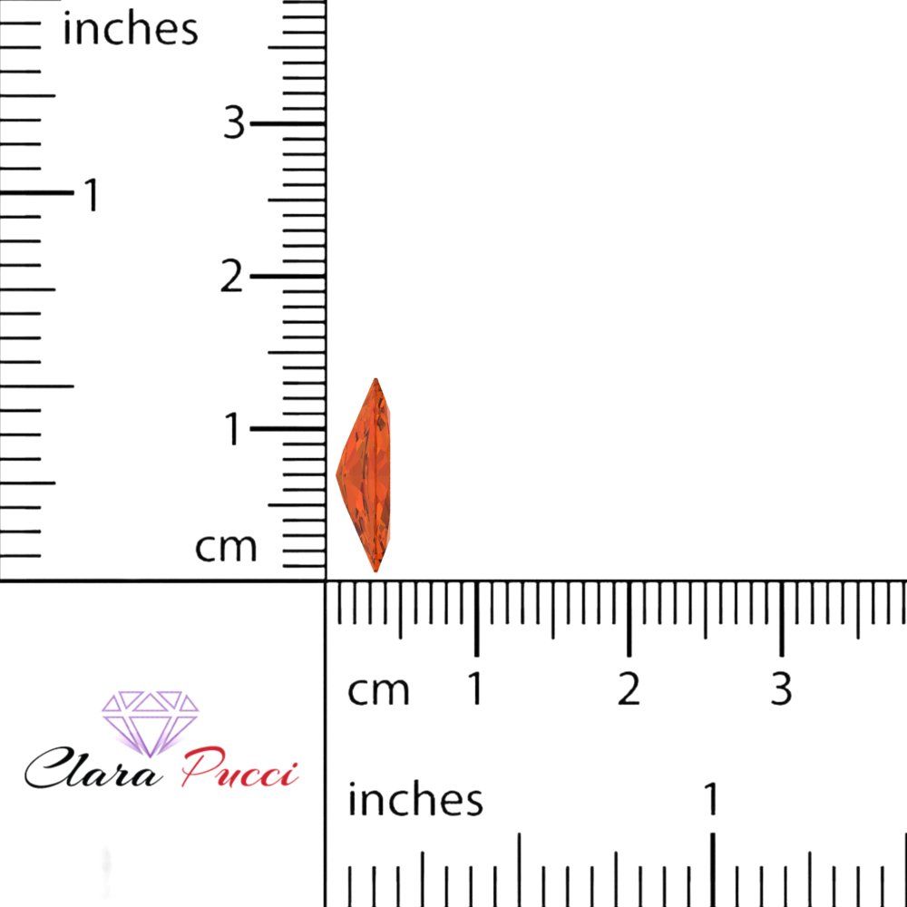 0.5 to 2.5 ct Marquise Cut Simulated Red January Birthstone