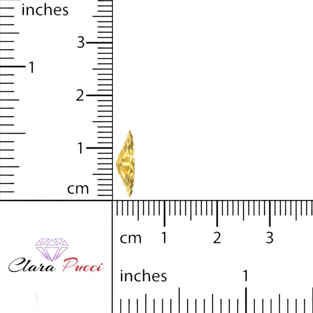 0.5 to 2.5 ct Marquise Cut Simulated Yellow November Birthstone