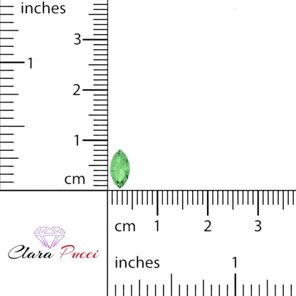 0.5 to 2.5 ct Marquise Cut Simulated Light Green August Birthstone