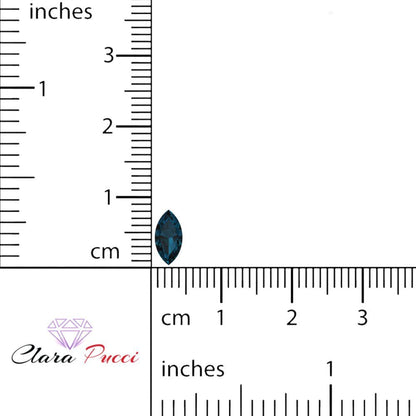 0.5 to 2.5 ct Marquise Cut Natural london blue topaz September Birthstone
