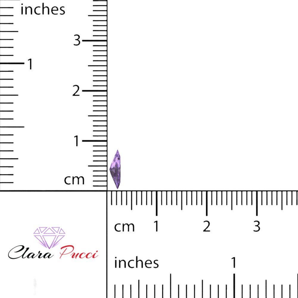 0.5 to 2.5 ct Marquise Cut Simulated Purple Alexandrite February Birthstone
