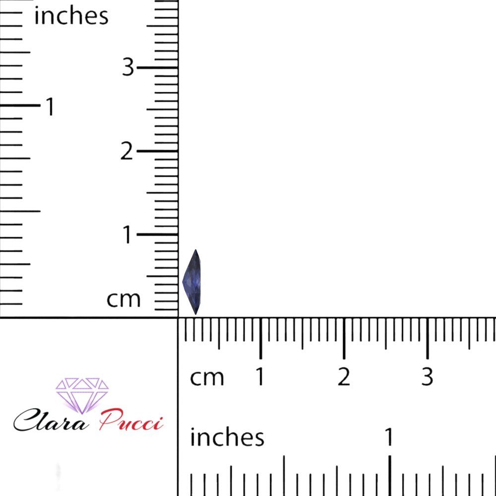 0.5 to 2.5 ct Marquise Cut Simulated Blue sapphire September Birthstone