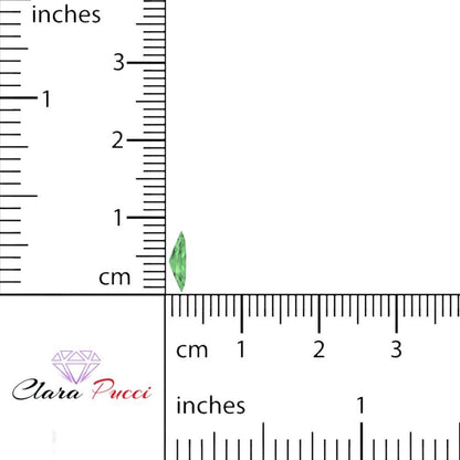 0.5 to 2.5 ct Marquise Cut Simulated Light Green August Birthstone