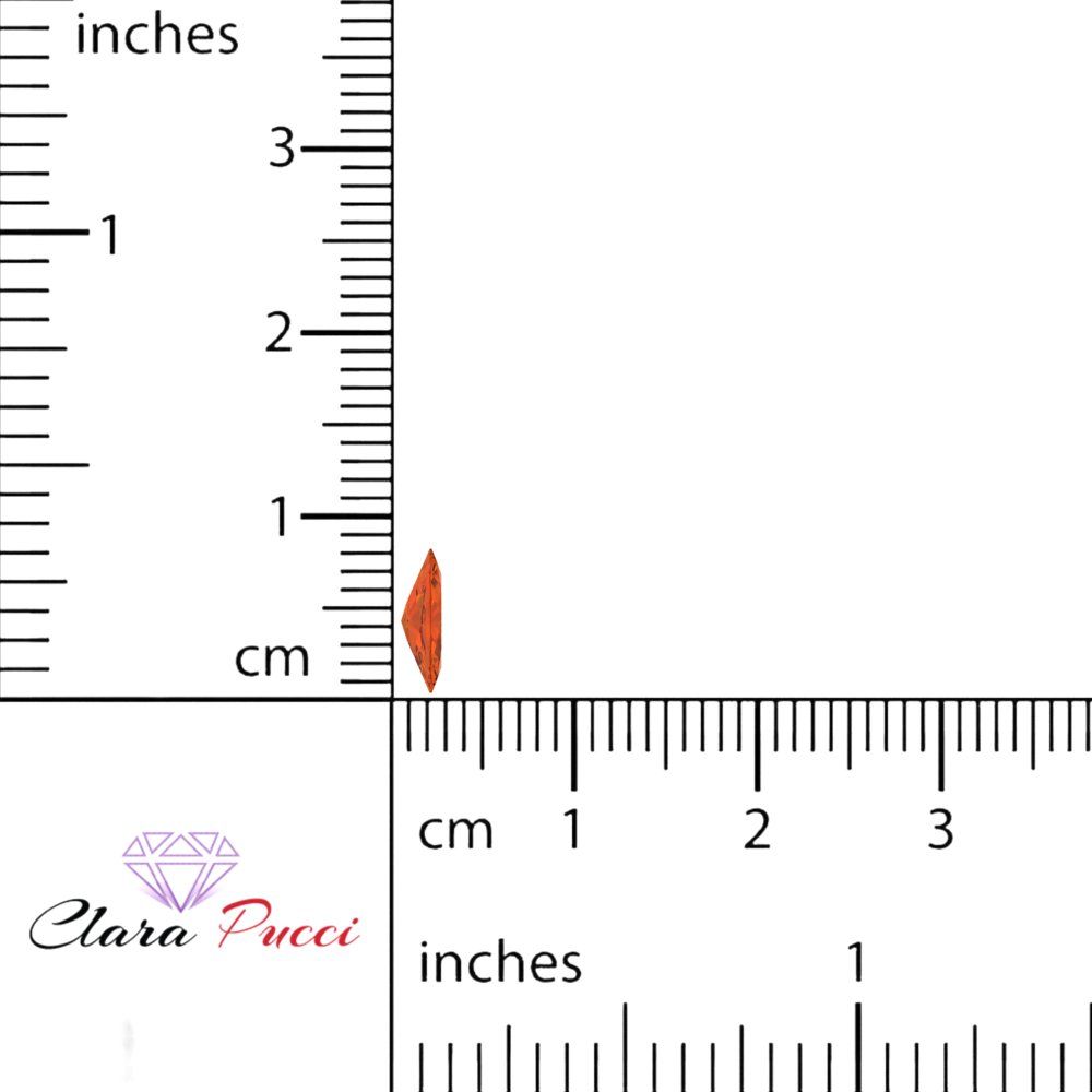 0.5 to 2.5 ct Marquise Cut Simulated Red January Birthstone