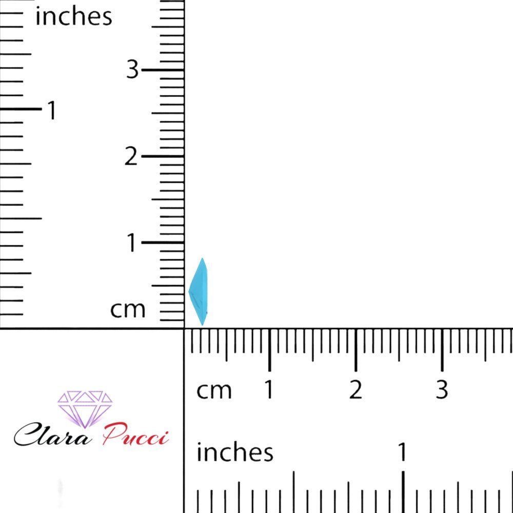 0.5 to 2.5 ct Marquise Cut Simulated Blue Turquoise December Birthstone
