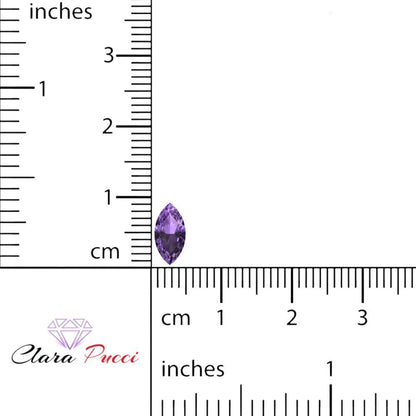 0.5 to 2.5 ct Marquise Cut Simulated Purple Alexandrite February Birthstone