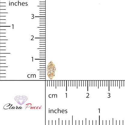 0.5 to 2.5 ct Marquise Cut Natural Brown Morganite November Birthstone