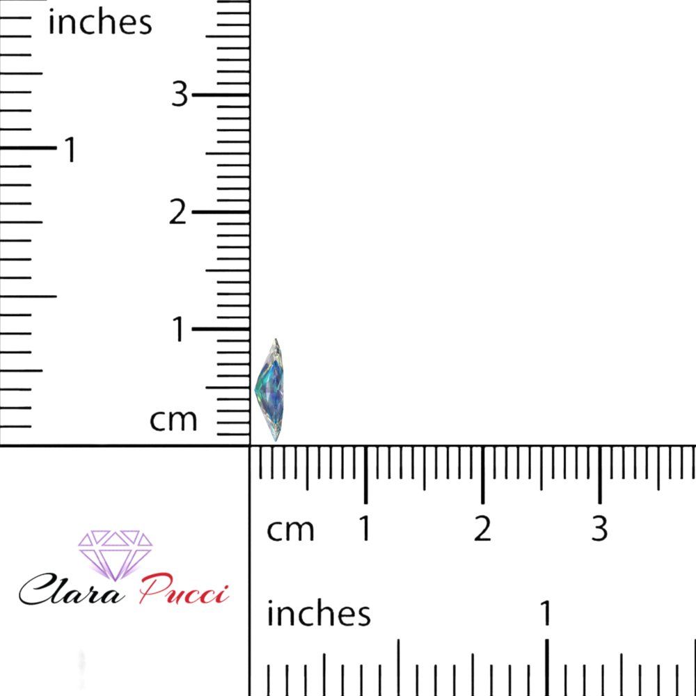 0.5 to 2.5 ct Marquise Cut Synthetic Blue moissanite September Birthstone