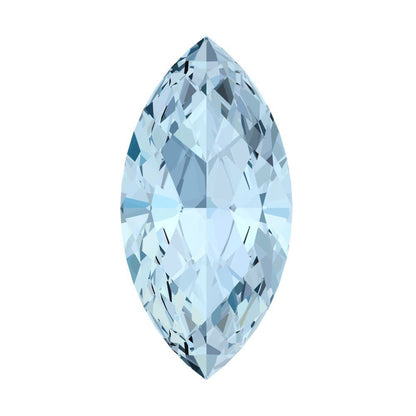 0.5 to 2.5 ct Marquise Cut Natural Swiss blue topaz March Birthstone