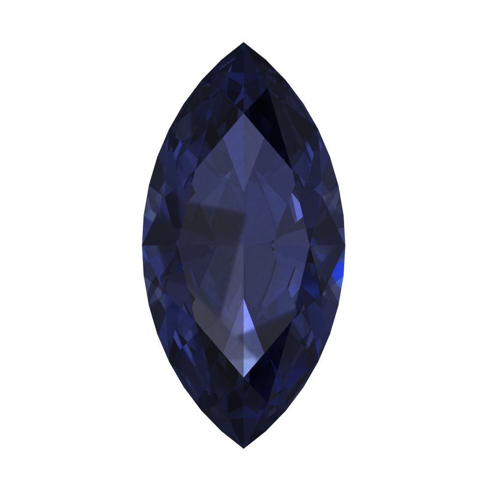 0.5 to 2.5 ct Marquise Cut Simulated Blue sapphire September Birthstone