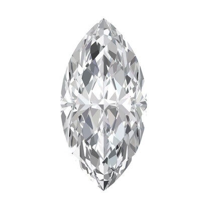 0.5 to 2.5 ct Marquise Cut Synthetic Clear White sapphire April Birthstone