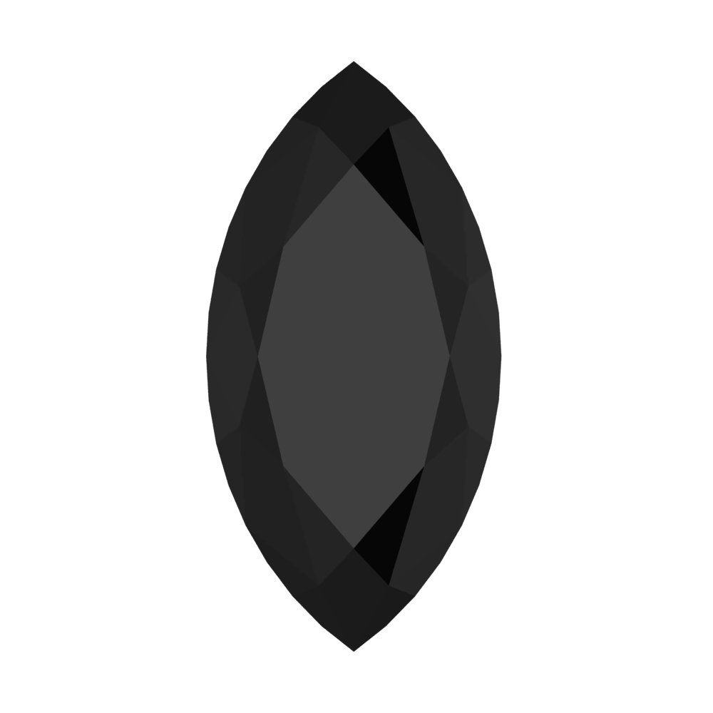0.5 to 2.5 ct Marquise Cut Natural Black Onyx December Birthstone
