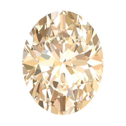 1 to 3 ct Oval Cut VVS1 Natural Brown Morganite November Birthstone