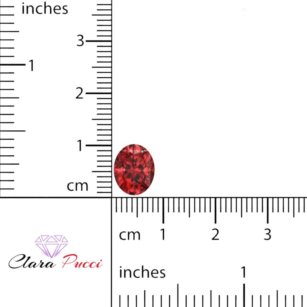 1 to 3 ct Oval Cut VVS1 Natural Red Garnet January Birthstone