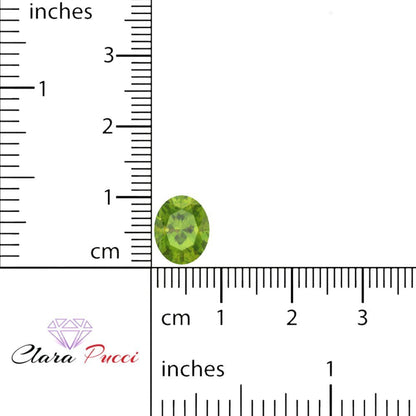 1 to 3 ct Oval Cut VVS1 Natural Green Peridot August Birthstone