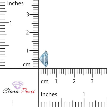 1 to 3 ct Oval Cut VVS1 Simulated Blue Aquamarine March Birthstone