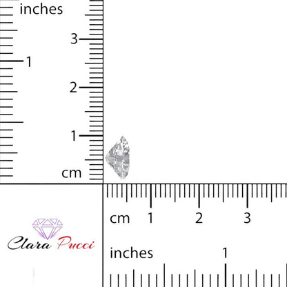 1 to 3 ct Oval Cut VVS1 Simulated Clear April Birthstone