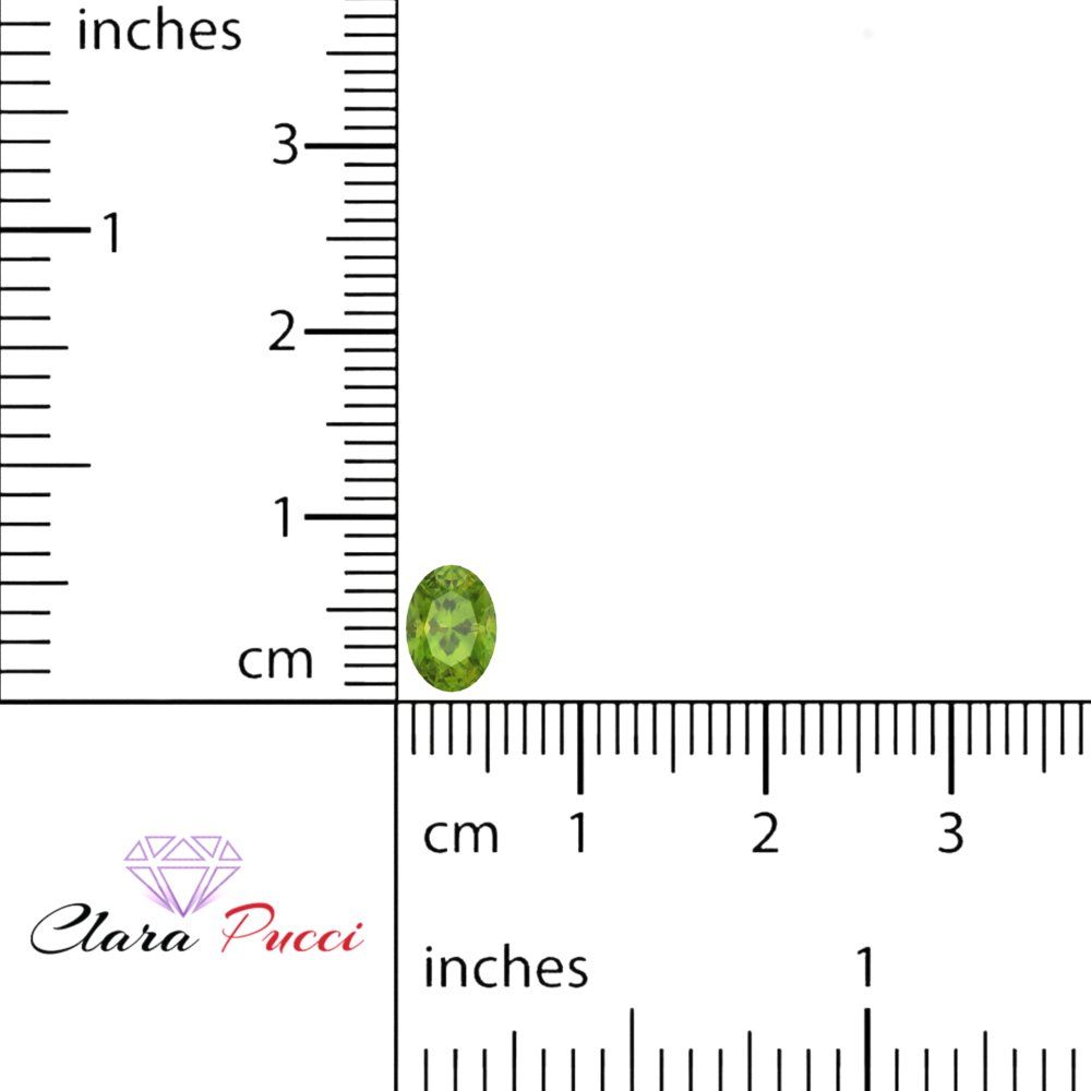 1 to 3 ct Oval Cut VVS1 Natural Green Peridot August Birthstone