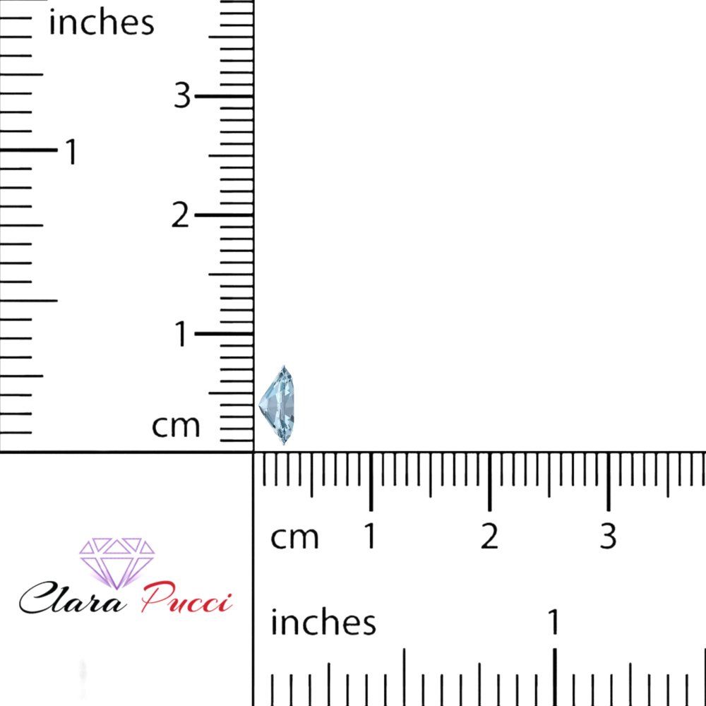 1 to 3 ct Oval Cut VVS1 Simulated Blue Aquamarine March Birthstone