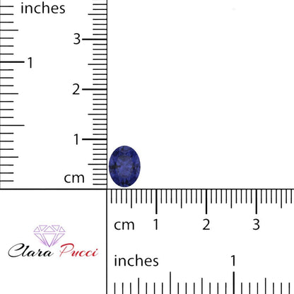 1 to 3 ct Oval Cut VVS1 Simulated Blue Tanzanite September Birthstone