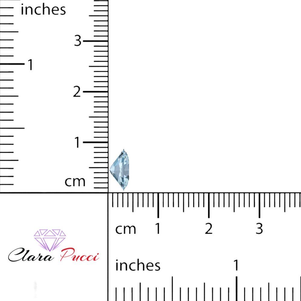 1 to 3 ct Oval Cut VVS1 Simulated Blue Aquamarine March Birthstone