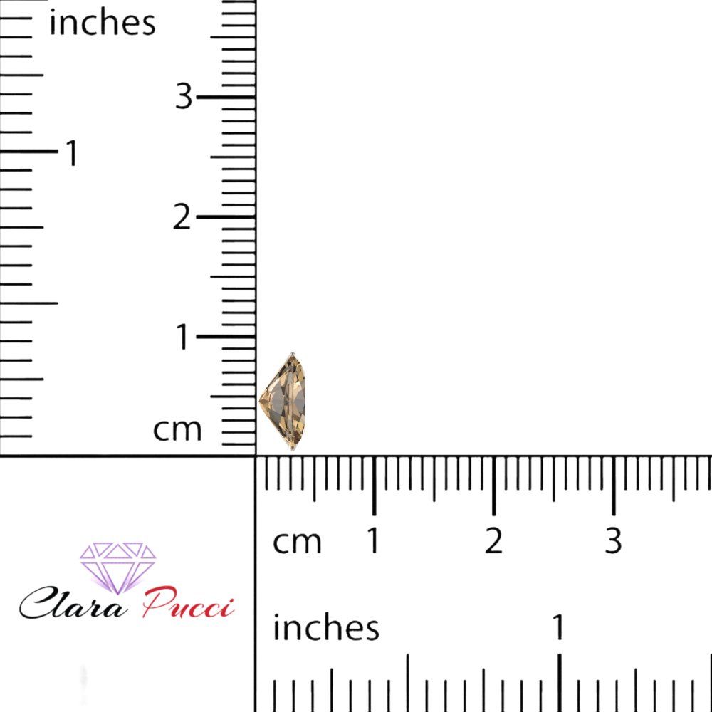 1 to 3 ct Oval Cut VVS1 Simulated Brown Champagne November Birthstone