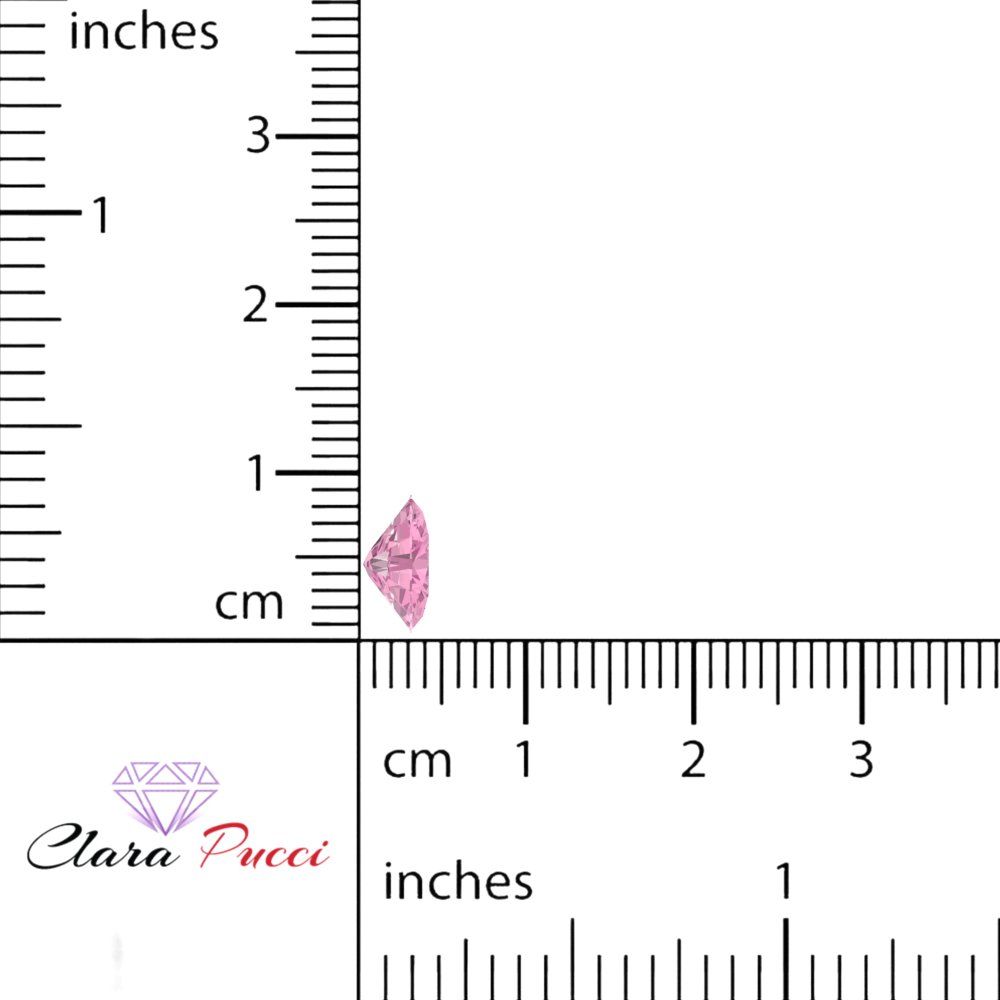 1 to 3 ct Oval Cut VVS1 Simulated Pink October Birthstone