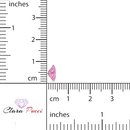 1 to 3 ct Oval Cut VVS1 Simulated Pink October Birthstone